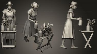 Figurines of people WOMAN 3d model